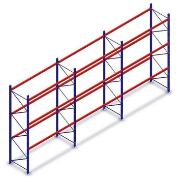 Aanbieding: Voordeelrij gebruikte SLP palletstelling