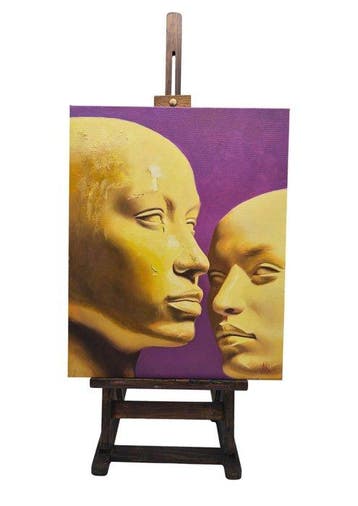 Anne Dias (1985) - (100% Handpainted & Unique) Golden