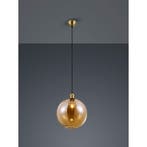 LED Hanglamp - Trion Dini - E27 Fitting - Rond - Mat Goud -, Ophalen of Verzenden, Nieuw, Metaal