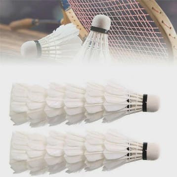 Set van 3, 6 of 12 Duurzame Badminton Shuttles - Pro Trainin, Verzenden, Nieuw