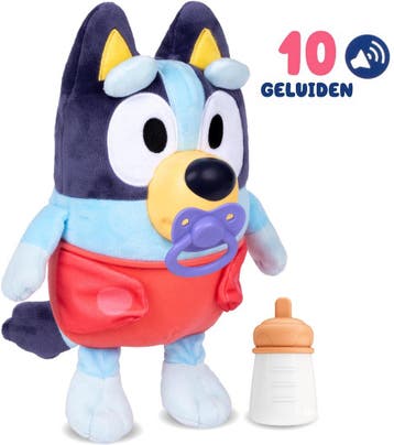 BLUEY - Verzorg &amp; Knuffel je pluchen Baby Bluey -, Ophalen of Verzenden, Nieuw