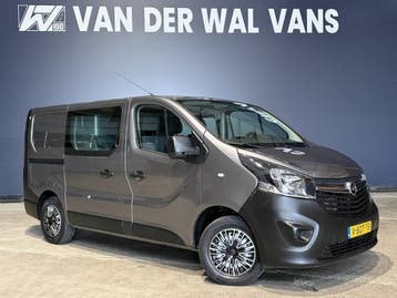 Opel Vivaro 1.6 CDTI 122pk L1H1 Dubbele Cabine Euro6 Airco |, Stof, Gebruikt, Euro 6, Grijs