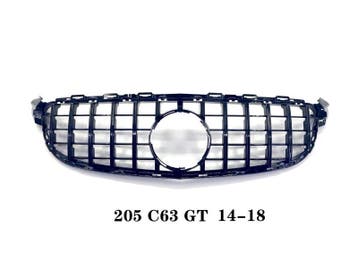 Mercedes-Benz C-Class C63 GTR GRILLE | 2014-2018 | no camera, Voor, Mercedes-Benz, Nieuw, Ophalen of Verzenden