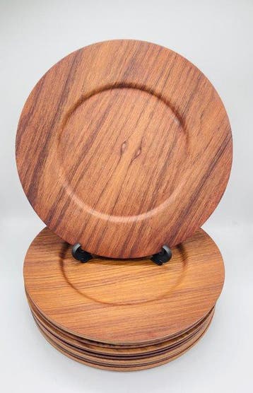 Morsbak - Bord (12) - Hout - teakhouten onderborden