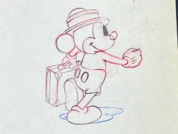 Walt Disney - Mickey Mouse-productie-tekening (1939) -, Nieuw