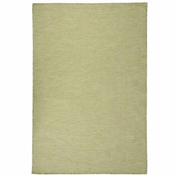 vidaXL Buitenkleed platgeweven 120x170 cm groen, Verzenden, Nieuw, Groen