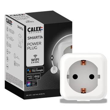 Calex Slimme Stekker - Slimme Plug met Energiemeter - Wit, Ophalen of Verzenden, Nieuw