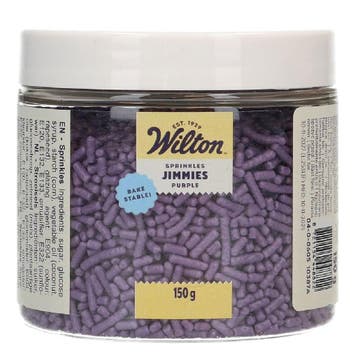Wilton Bakvaste Jimmies Paars 150g, Verzenden, Nieuw