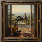 Le Yack - Tuscan Morning — The Long Phone Call - Hand-signed