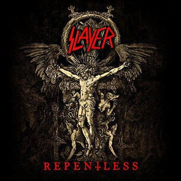 lp box - Slayer - Repentless (7 box, gold vinyl), Verzenden, Zo goed als nieuw, Overige formaten