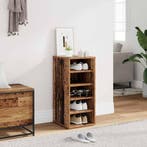 vidaXL Schoenenkast 32x35x70 cm bewerkt hout oud houtkleurig, Verzenden, Nieuw