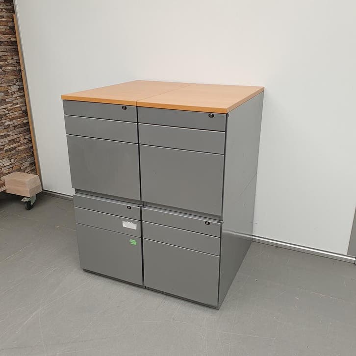 Ahrend 4-delig ladeblok met 8 lades - 105x85x76 cm, Huis en Inrichting, Kasten | Ladekasten, Ophalen of Verzenden