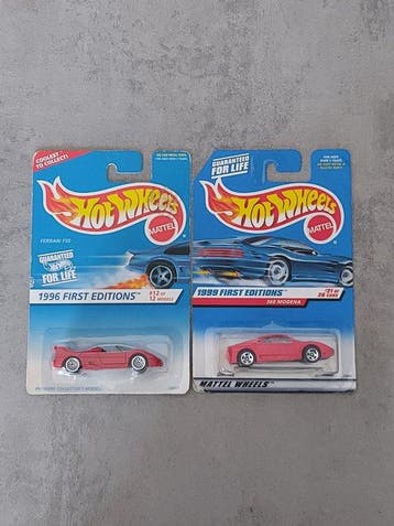 Hot Wheels, Mattel, ferrari 1:64 - Model sportwagen (2) -, Nieuw