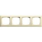 Gira Afdekraam 4 voudig Wit (creme) 021401, Nieuw, Stopcontact