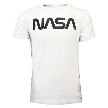 NASA Logo T-Shirt Wit, Kleding | Heren, Verzenden, Nieuw