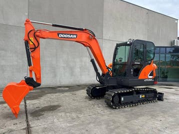 Veiling: Rupsgraafmachine Doosan DX55-9C Diesel 36.2kW 2018, Ophalen, Graafmachine