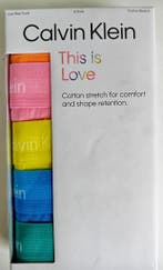 Calvin Klein 5 Jock strap 5 Pack Cotton Stretch Maat L, Verzenden, Overige kleuren, Calvin Klein, Boxer