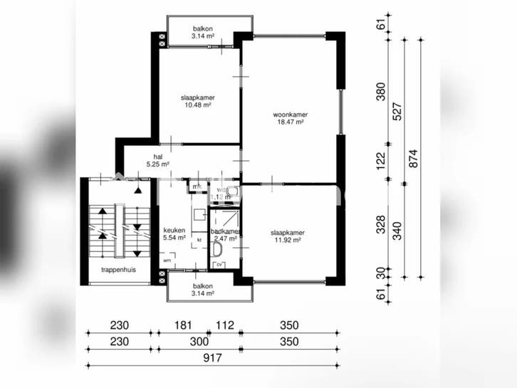 Flat van 62 m² in Nijmegen (Waterschap Rivierenland), Huizen en Kamers, Woningruil