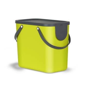Afvalscheidingsprullenbak 25L - Lime Groen, Nieuw