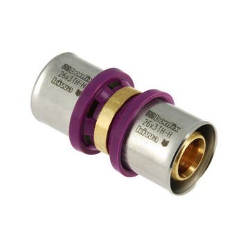 BONFIX Alu-pers rechte koppeling 26 x 26 mm, Ophalen of Verzenden, Nieuw