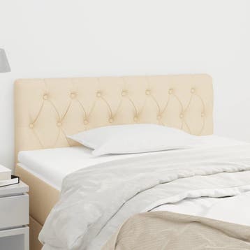 Bedbord 100cm creme stof - retourdeal 29% korting, Huis en Inrichting, Eenpersoons, Klassiek, Nieuw, Stof