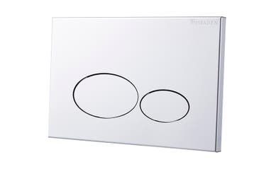 X32 Metal drukplaat voor inbouwreservoir chroom, Ophalen of Verzenden, Nieuw