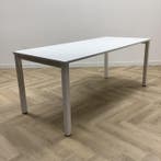 Kinnarps kantinetafel 180x80 cm, wit - Gratis Bezorging, Ophalen of Verzenden, Gebruikt, Bureau