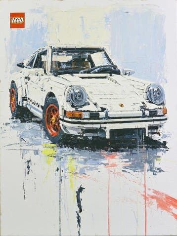 EGO - 911 Build - 1/5 SIGNÉE COA - 40x60 cm, Nieuw
