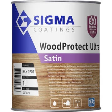 Woodprotect Ultra Satin Transparant 1 liter, Ophalen of Verzenden, Nieuw