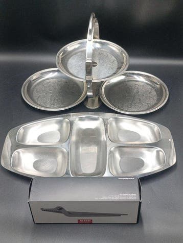 Alessi - alessi - Dienblad (3) - Staal