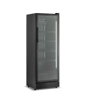 Unnicool Koelkast | 409L | Zwart | +2°C/+10°C | Statisch | W, Witgoed en Apparatuur, Koelkasten en IJskasten, Ophalen of Verzenden