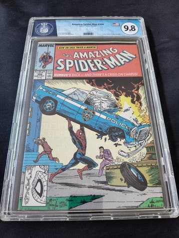 The Amazing Spider-Man #306 - EGC 9.8 - Humbugger - Cover, Nieuw