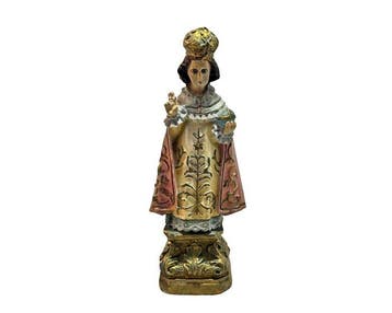 Olot - Beeld, Kind van Praag - 23 cm - Houtpulp - Hout,