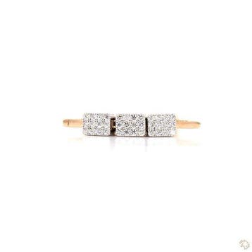Ring - 18 karaat Geel goud, Witgoud - 0.39ct. tw. - Diamant, Nieuw
