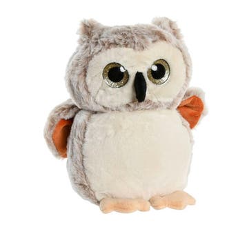 Uil knuffel - lichtbruin pluche - 20 cm, Kinderen en Baby's, Verzenden, Nieuw