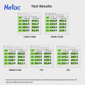 Netac Interne SATA SSD 2TB - Snelle Opslag voor Laptop & PC, Computers en Software, Harde schijven, Verzenden, Nieuw