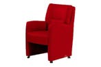 Eetkamerstoel Cosy - eetkamerstoelen - Rood, Nieuw, Rood, Stof
