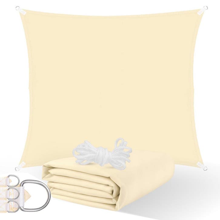Schaduwdoek | Zonnezeil | Vierkant | 3 x 3 m | 90% Schaduw, Tuin en Terras, Overige Tuin en Terras, Ophalen of Verzenden