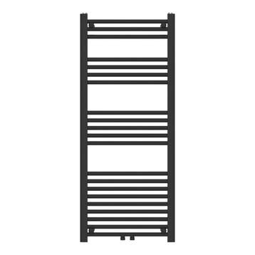 [neu.haus] Handdoekradiator Voss 120x50x3 cm zwart, Verzenden, Nieuw