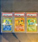 Pokémon - 3 Graded card - Blastoise, Charizard, Venusaur 2,, Nieuw