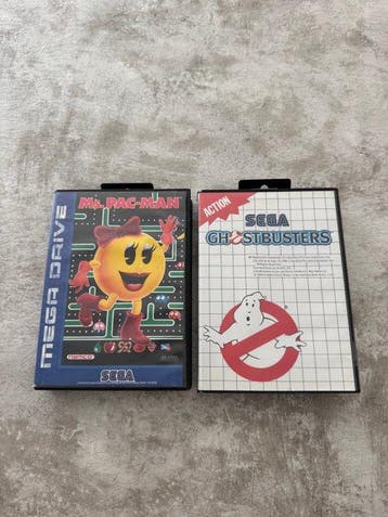 Sega - Master System - Ghostbusters- Ms. PAC-Man - Videogame, Spelcomputers en Games, Nieuw