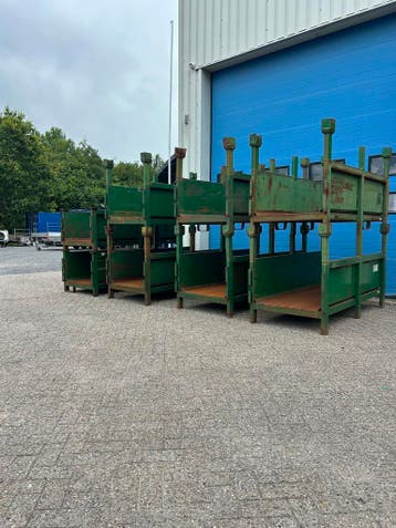 Stapelrek, stapelracks, rek, rekken, zware uitvoering, Ophalen, Gebruikt, 100 cm of meer, 60 cm of meer