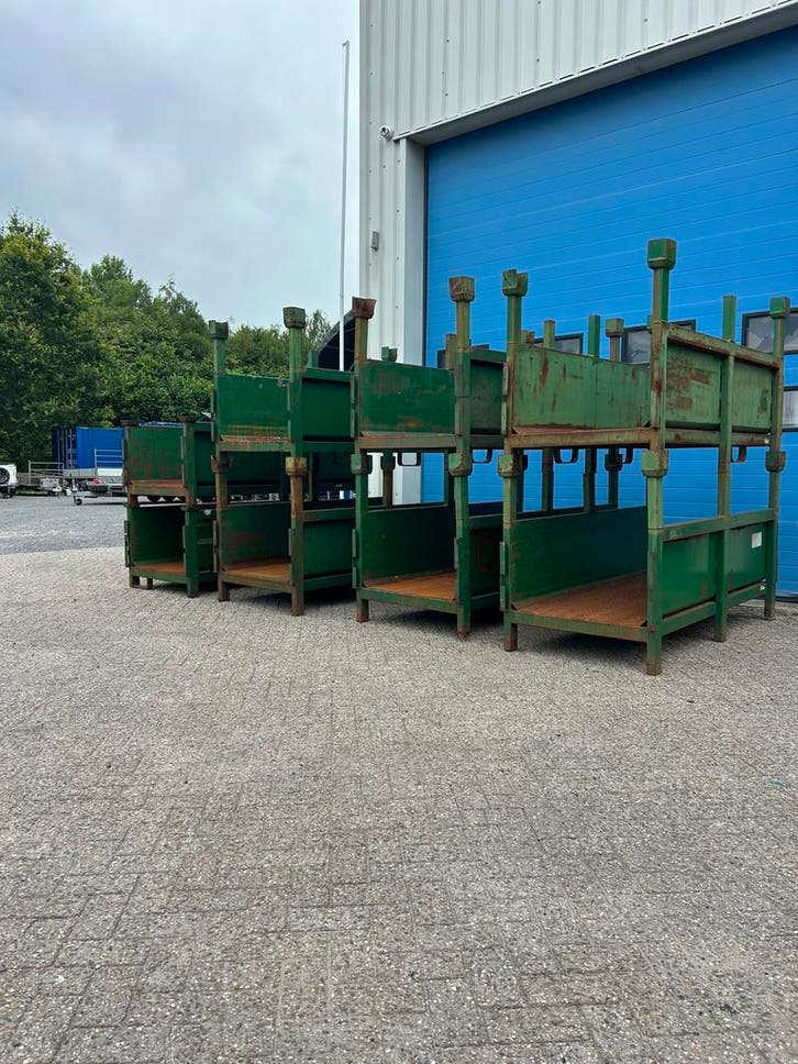 Stapelrek, stapelracks, rek, rekken, zware uitvoering, Doe-het-zelf en Verbouw, Kratten en Dozen, 100 cm of meer, Gebruikt, Overige typen