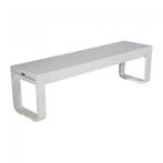 Inklapbare Zitbank FLow | Aluminium/Melamine | Wit | 160..., Verzenden, Nieuw in verpakking