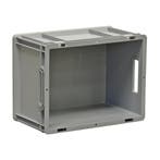 Euronorm stapelbakken alle wanden gesloten + open handgrepen, Ophalen of Verzenden, Nieuw