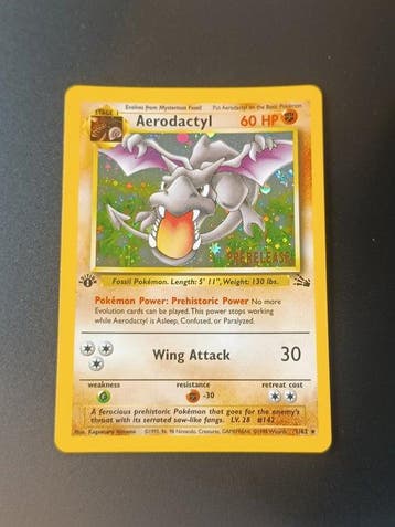 Pokémon - 1 Card - Aerodactyl first edition Prerelease First, Nieuw