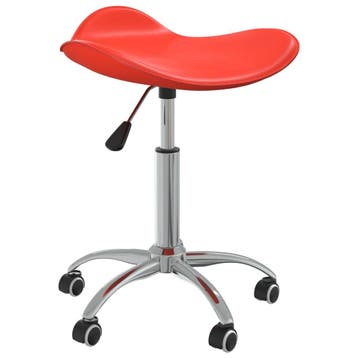 vidaXL Salonkruk kunstleer rood, Verzenden