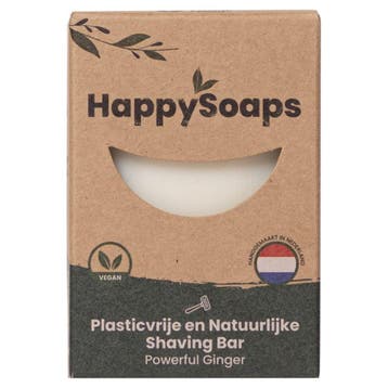 HappySoaps Powerful Shaving Bar  - 80g, Ophalen of Verzenden, Nieuw, Overige typen