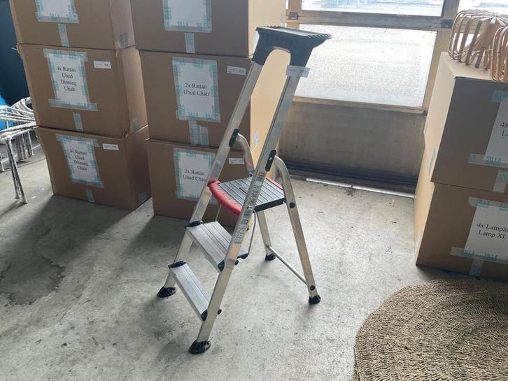 Faillissement veiling: Altrex, Double Decker 1x3, trap, Doe-het-zelf en Verbouw, Ladders en Trappen, Gebruikt