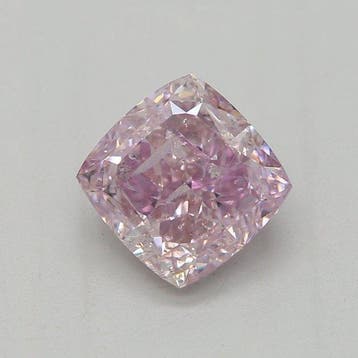 1 pcs Diamant (Natuurlijk gekleurd) - 0.71 ct - Cushion -, Nieuw